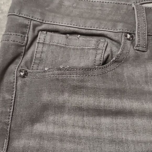 Lane Bryant NEW Ultimate Stretch High Rise Skinny Grey Jeans Size 18 - Picture 7 of 8